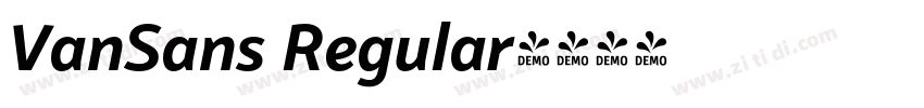 VanSans Regular字体转换